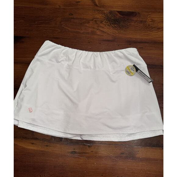 Cross Court White Tennis Skort Size XL Athletic Golf Pickleball White NWT $70 - Picture 8 of 12